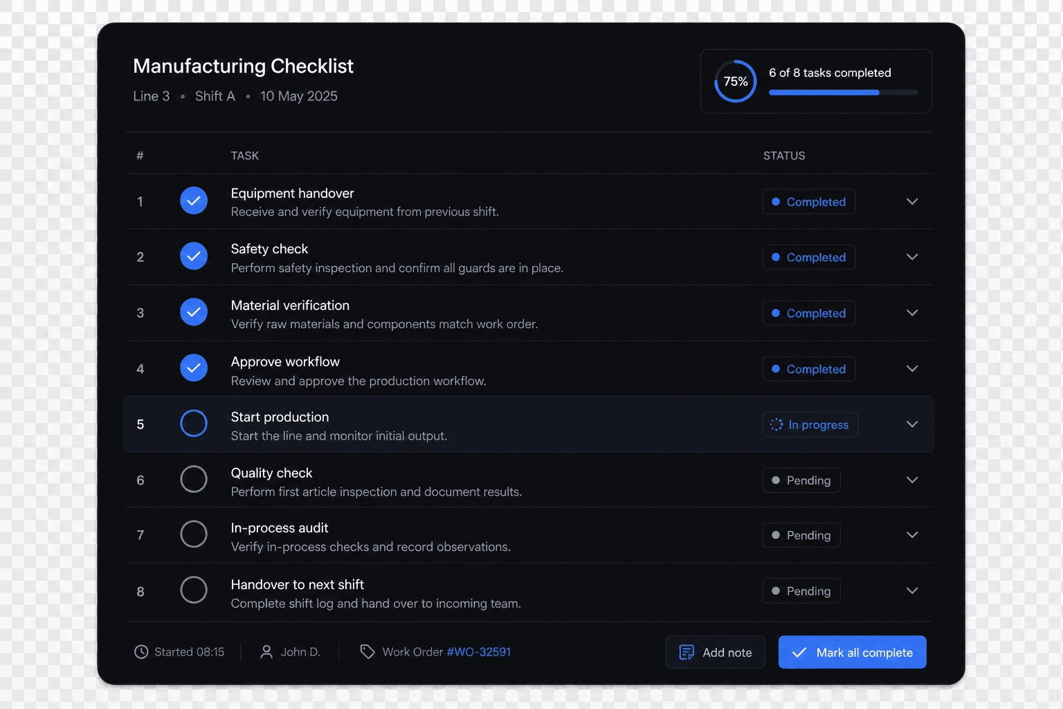 Automate workflows.